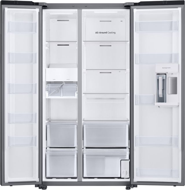 Samsung Bespoke 36" 22.6 Cu. Ft. Fingerprint Resistant Stainless Steel Counter Depth Side-by-Side Refrigerator-3