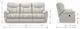 La-Z-Boy® Morrison Indigo Manual Reclining Sofa-2