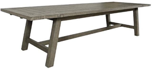 Jofran Inc. Telluride Driftwood Trestle Extension Dining Table-0