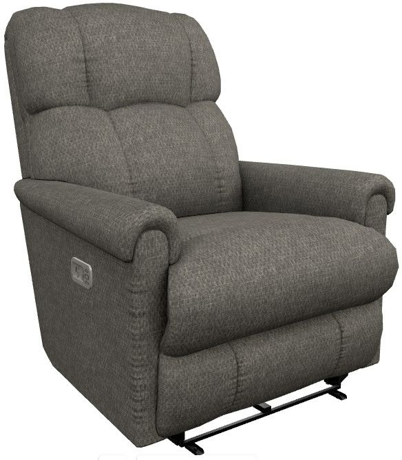 La-Z-Boy® Pinnacle Graphite Power Wall Recliner with Headrest and Lumbar-0