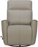 Parker House® Roxy Abby Light Gray Leather Manual Swivel Glider Recliner-1