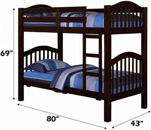 ACME Furniture Heartland Espresso Twin/Twin Youth Bunk Bed-2