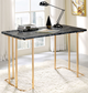 Furniture of America® Delphine Black/Gold Desk-1