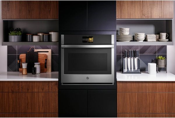 GE Profile 30" Stainless Steel Single Electric Wall Oven