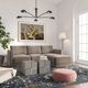 TOV Furniture Willow 4-Piece Taupe Modular Sectional-1