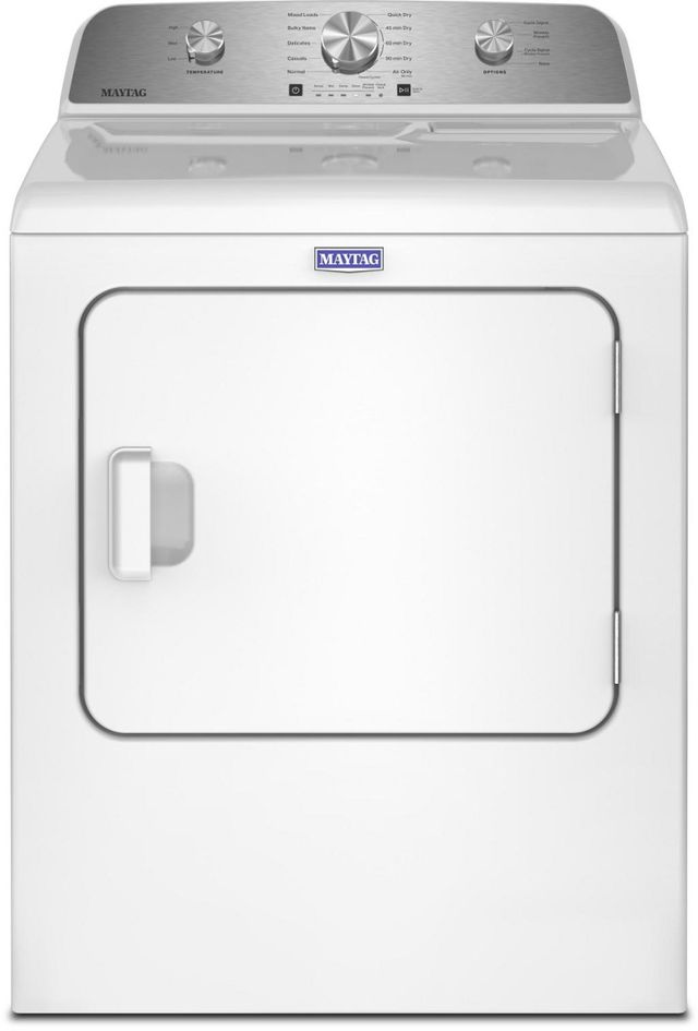 Maytag® 7.0 Cu. Ft. White Gas Dryer-0