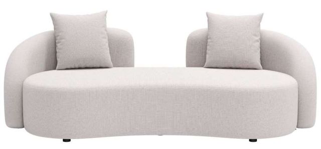 Zuo® Modern Sunny Isles Beige Fabric Outdoor Loveseat-1