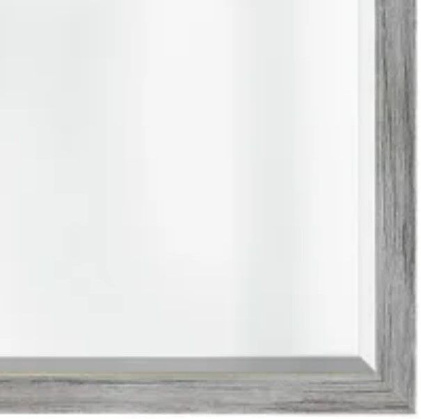 Stylecraft Gray Beveled Framed Wall Mirror-1