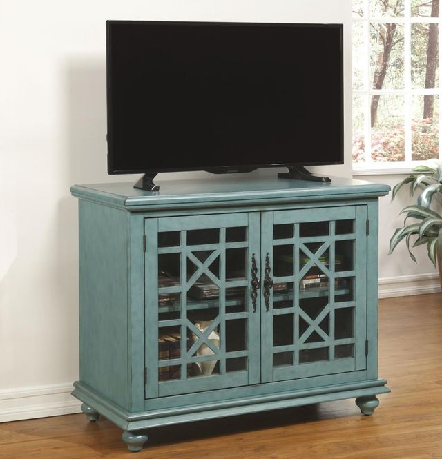 Martin Svensson Small Spaces Teal Entertainment Console-2