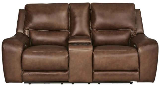 Signature Design by Ashley® DeepWakes Canyon Power Reclining Loveseat with Console and Adjustable Headrest-2