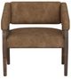 International Furniture Direct Murcia Cognac/Lacquer Brown Accent Chair-1