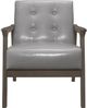 Mazin Furniture Alby Gray Upholstered Accent Chair-1