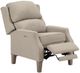 Best® Home Furnishings Customizable Pauley Manual Recliner with Espresso High Leg-1