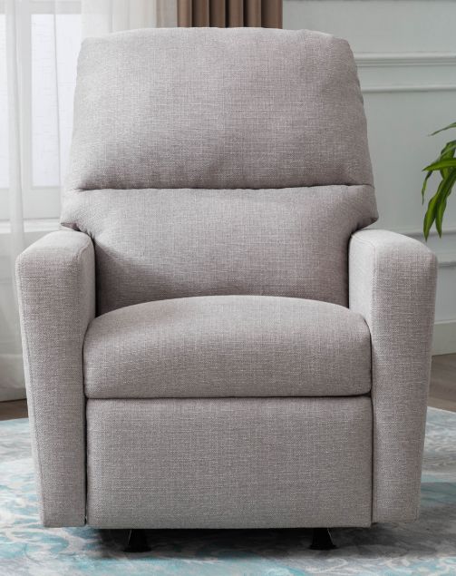 Mazin Furniture Grenville Light Gray Rocker Recliner Chair-2