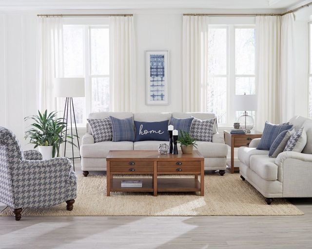 Coaster® Glenn Light Grey Loveseat-2