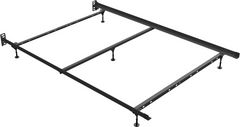 Rize Home Deluxe Adjustable Bed Frame with Spin Glides and 5 Legs
