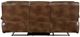 Homelegance® Ellicott Brown Manual Reclining Sofa-4