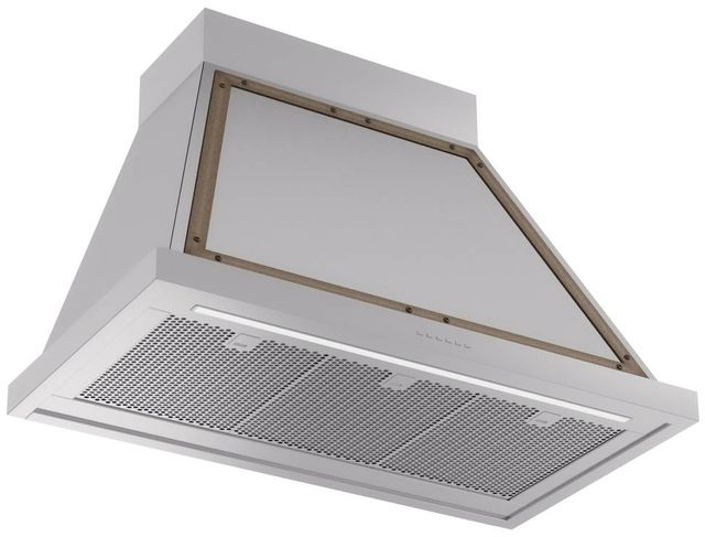 Ilve® Nostalgie II Noblesse 36" Stainless Steel Wall Mounted Range Hood with Burnished Trim-1