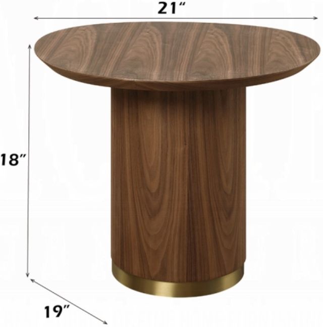 ACME Furniture Willene Walnut End Table-2
