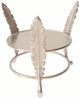 A & B Home Alvada Silver Pillar Candle Holder-0
