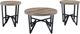 Signature Design by Ashley® Deanlee 3-Piece Grayish Brown/Black Living Room Table Set-1