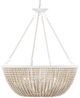 Currey & Company Sandstone/Sugar White Wychwood Chandelier-1