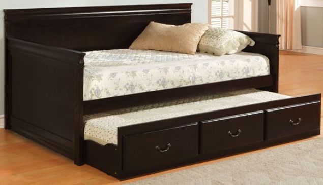 Furniture of America® Sahara Espresso Twin Daybed and Trundle-0