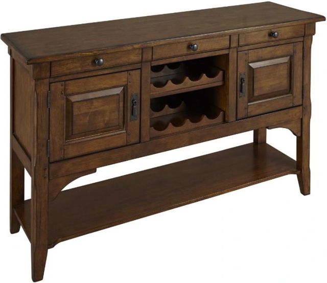 A-America® Ozark Mango Server with Wine Storage-0