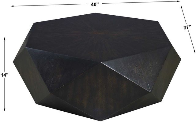 Uttermost® Volker Black Small Coffee Table-3
