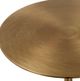 Uttermost® Gimlet Brass Drink Table with White Base-4