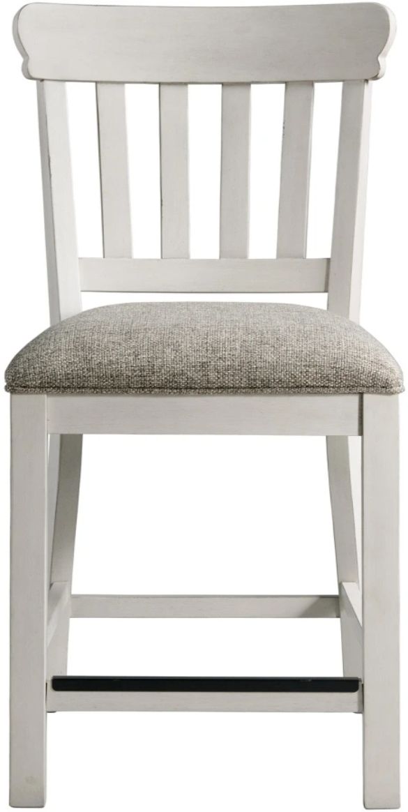 Intercon Drake French Oak/Rustic Gray Counter Stool-2