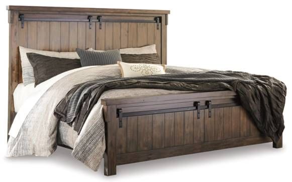 Signature Design by Ashley® Lakeleigh 5-Piece Brown Queen Panel Bed Set-1