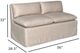 Nest Home Collections Paris Beige Tweed/Gray Wash Long Bench-1
