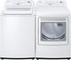 LG White Top Load Washer & Electric Dryer Laundry Pair-0