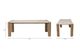 Nest Home Collections Esme Nordic Natural/Sabbia Travertine 94" Rectangular Dining Table-2