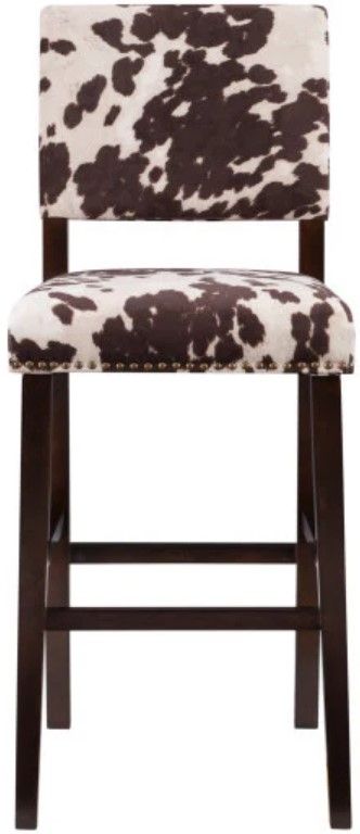 Linon Corey Brown Bar Stool-3