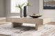 Signature Design by Ashley® Jorlaina Light Grayish Brown Rectangular Cocktail Table-4