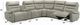 ACME Furniture Jayke 3-Piece Light Gray L-Shape Power Reclining Sectional-2