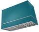 AGA Loge 48" Salcombe Blue Wall Mounted Range Hood with Brushed Brass Trim-0