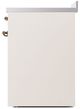 Ilve® Nostalgie II Series 30" Antique White Pro Style Induction Range-4