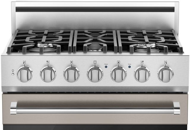 Viking® 3 Series 30" Pacific Grey Freestanding Natural Gas Range-1