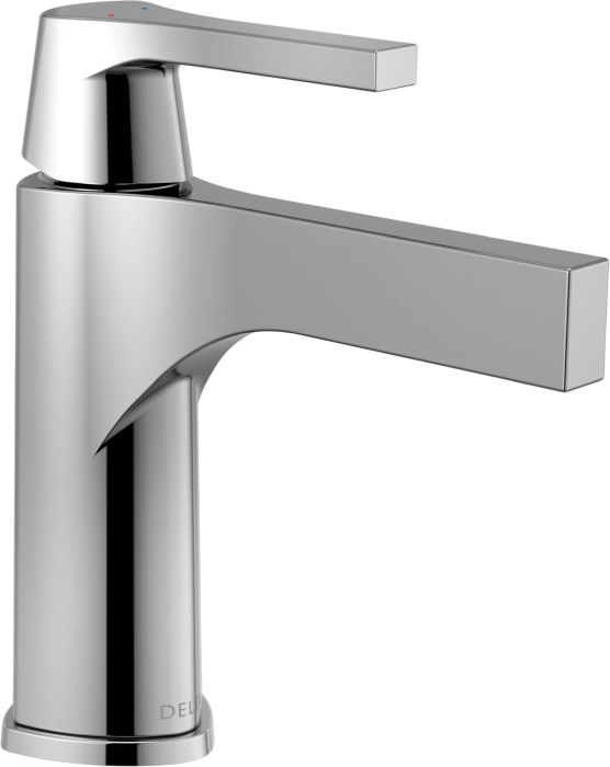 Delta Zura® Chrome Single Handle Bathroom Faucet-0