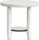Magnussen Home® Sunset Cove Moonlight Pearl Round End Table-1