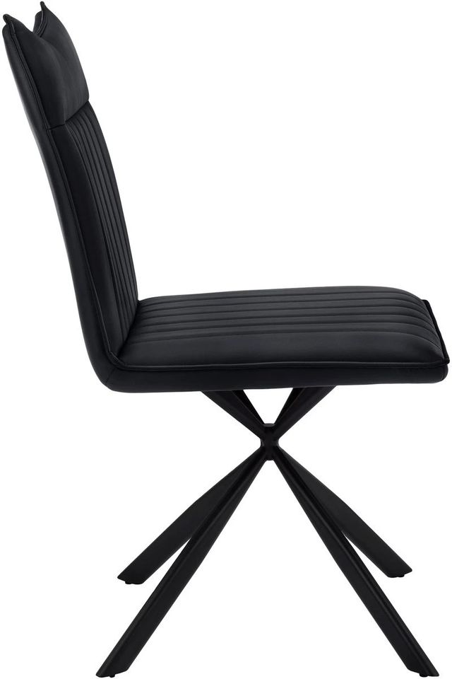Monarch Specialties Inc. 2-Piece Black Starburst Side Chair Set-3