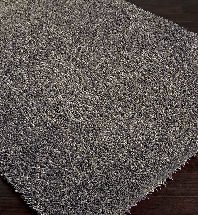 Surya Shimmer Medium Gray 2'x3' Throw Rug-2