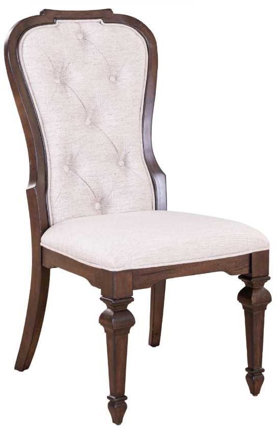 Liberty Furniture Provence Park Chateau Brown/Cream Side Chair-0