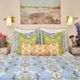 Laura Park Designs English Garden Blue Microfiber Full/Queen Duvet Cover-3