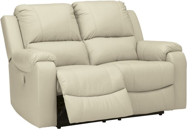 Signature Design by Ashley® Rackingburg Cream Power Reclining Loveseat-0