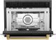 ZLINE Autograph Edition 1.6 Cu. Ft. Black Stainless Steel Electric Speed Oven-1
