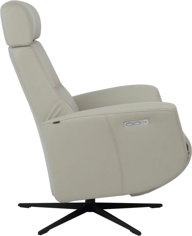 Fjords® Modern Living Magnus Shadow Grey Large Dual Motion Swivel Recliner-2